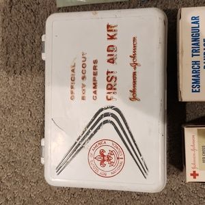 VINTAGE Boy Scouts of America First Aid Kit VINTAGE